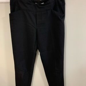 Black full length dress pants